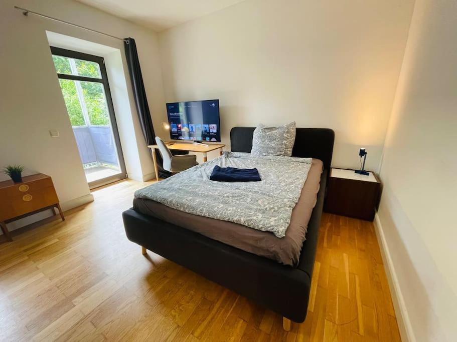 Charmante Wohnung Im Gruenen Leipzig Exterior photo
